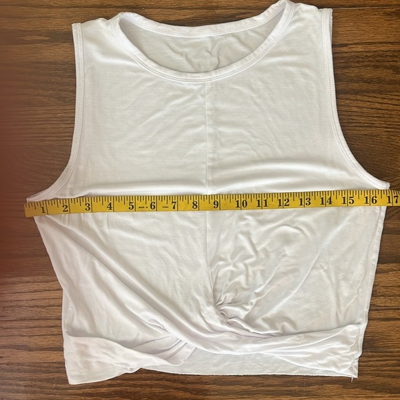 Alo Women white Cover Tank Top - Picture 6 of 7